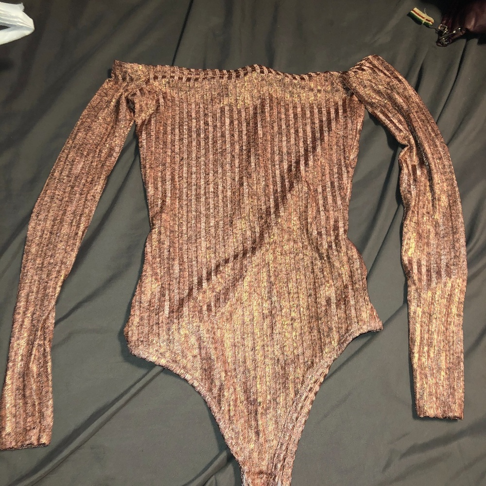 Off the shoulder bodysuit